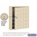 Salsbury Cell Phone Storage Locker - with Front Access Panel - 6 Door High Unit (5 Inch Deep Compartments) - 30 A Doors (29 usable) - Sandstone - Surface Mounted - Master Keyed Locks